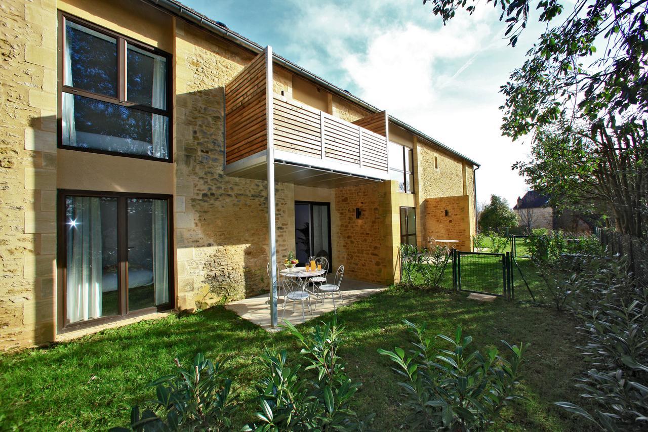 Les Jardins Du Porche Aparthotel Sarlat-la-Canéda Exteriör bild